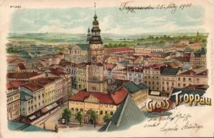 Opava town hall litho (EK)