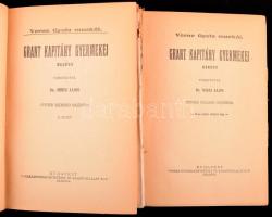 Verne Gyula: Grant kapitány gyermekei I-II. Bp., Forrás Nyomdai Műintézet. Kiadói félvászon kötés, e...
