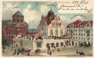 1899 München synagogue litho