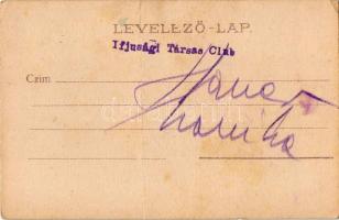 Nehéz, nehéz a választás... / humour art postcard, litho (fa)