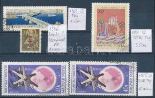 1946-1971 5 db tévnyomat, köztük "Alj." is (21.000)