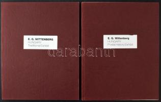 A Wittenberg gyűjtemény: Magyarország klasszikus kiadásai és postatörténeti kiállítási anyag, 2 db színes nyomtatvány / Wittenberg collection