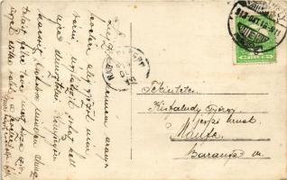 1913 Keszthely, Gazdasági Akadémia, sárgulók (végzős hallgatók). photo (EK)