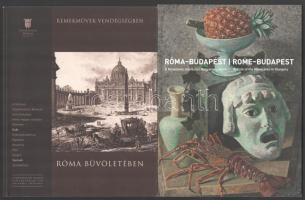 2 db - Róma bűvöletében. Remekművek vendégségben. Szépművészeti Múzeum. + Róma-Budapest. A Novecento művésze Magyarországon. Kiadói papírkötés, jó állapotban.