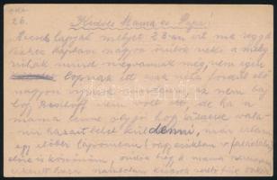1918 Tábori posta levelezőlap "K.u.k. Reservespital in Krems" + "Militärpflege" ...