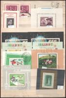 1931-1991 Magyar összeállítás berakólapokon és stecklapokon, benne Puskin-blokkpár, Bem blokk, Sztálin-gyászblokk stb. (117.650)