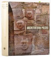 Jan Zachwatowicz: Architektura Polska. Warszawa, 1966, Arkady. Lengyel nyelven. Gazdag képanyaggal illusztrált. Kiadói egészvászon-kötés, kiadói papír védőborítóban, sérült kiadói kartontokban.