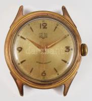 GUB Glashütte karóra, mechanikus, szíj nélkül, működik, kopott, d: 32mm