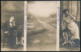 1917 Tábori posta képeslap / Field postcard "K.u.k. Spitaldampfer Széchenyi"