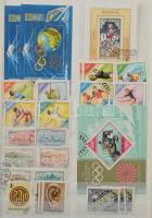 1943-2009 Jó minőségű több példányos magyar rendező az elején használatlan értékekkel is, 32 lapos, ...