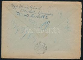 1946 Ajánlott levél szükség ajánlási ragjeggyel "ORADEA" - Budapest