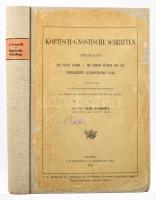 Schmidt, C. (ed): Die Griechischen Christlichen Schriftsteller der Ersten Drei Jahrhunderte: Koptisc...