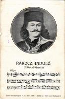II. Rákóczi Ferenc "Rákóczi induló" (Rákóczi-Marsch) Zenés levelezőlapok 14. sz. (szakadás / tear)