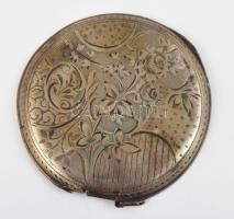 Ezüst (Ag) zsebóra hátlap, sérüléssel, nettó 5g