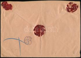 1897 Ajánlott levél 20kr bérmentesítéssel / on registered cover "THUZSÉR / SZABOLCS M."