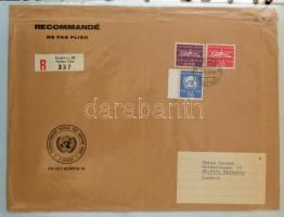 30 lapos gyűrűs dosszié ENSZ köznapi levelekkel + FDC