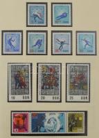 Leuchtturm album, benne NDK bélyegek a 60-as, 70-es évekből