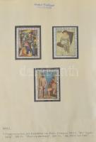 Gyűrűs dosszié, benne főleg festmény motívum kiadások