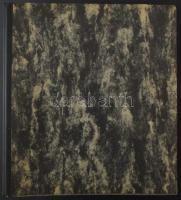 Gyűrűs dosszié, benne főleg festmény motívum kiadások