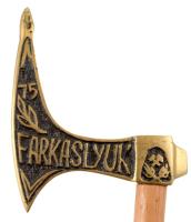 Bányász fokos. Réz Farkaslyuk 1914-1989. felirattal