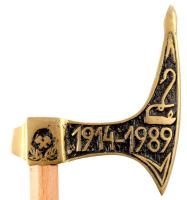 Bányász fokos. Réz Farkaslyuk 1914-1989. felirattal