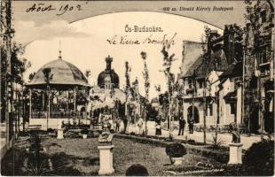 1902 Budapest XIV. Ős-Budavára a Városligetben. Divald Károly 602. sz.