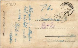 Budapest II. Széna tér, Régi Szent János kórház, villamos (r)