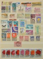 Vegyes külföldi bélyegek 8 lapos A4-es berakóban