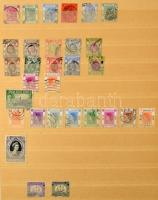 Régebbi angol, illetve angol gyarmati bélyegek, 8 lapos A4-es berakóban