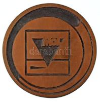 1997. "90 éves a magyar kenőanyag gyártás / MOL" kétoldalas bronz emlékérem (78mm) T:AU