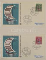 20 lapos levél berakó , benne FDC-k, alkalmi küldemények, pár külföldi ív