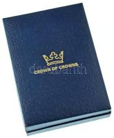 Nagy-Britannia 1977. 25p Cu-Ni "II. Erzsébet / Uralkodói ezüst évforduló" aranyozva, medál...