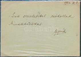 1940 Levelezőlap "SZATMÁRNÉMETI VISSZATÉRT" bélyegzéssel