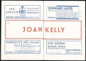 cca 1935 A budapesti Moulin Rouge (Vörös Malom) mulató dekoratív, reklámokkal teli műsorfüzete, szép...