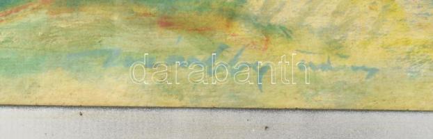 Márffy Ödön jelzéssel: Színes kép. Olaj, karton, üvegezett fakeretben, 50x70 cm