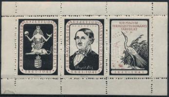 1941 Kir. Magyar Természettudományi Társulat levélzáró kisív