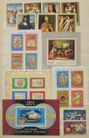 1965-1977 + 1998-2017 Sorok, ívszéli értékek, 65 db blokk és kisív, 16 lapos, A/4-es, jó minőségű Ab...