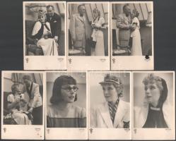 1938 Bajor (Bayor) Gizi (1893-1951) színésznő saját kezű dedikációval ellátott fotólapja + 6 db tová...