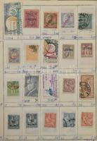 Kb 2.800 db külföldi bélyeg 3 db 1000-es cserefüzetben, jobbakkal, klasszikussal