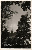 Sepsiszentgyörgy, Sfantu Gheorghe; Biserica rom. cat. / Római katolikus templom / Catholic church. photo + "1940 Sepsiszentgyörgy visszatért" So. Stpl. (EK)