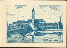 Délvidék. Bánát-Bácska-Baranya. Nem lehet másé! Nem! Nem! Soha! Irredenta képeslapfüzet 20 képeslapp...