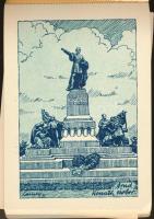 Délvidék. Bánát-Bácska-Baranya. Nem lehet másé! Nem! Nem! Soha! Irredenta képeslapfüzet 20 képeslapp...