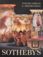 2000 Sotheby's Pate-de-Verre by G. Argy-Rousseau