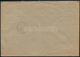 1946 Levél 2 x 50 ezer AP bélyeggel és 200.000AP készpénzzel vegyesen bérmentesítve Budapetről Kiské...