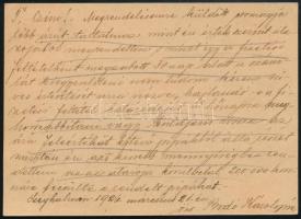 1926 Levelezőlap Szeghalomról Budapestre 2000K portóval / Postcard with postage due