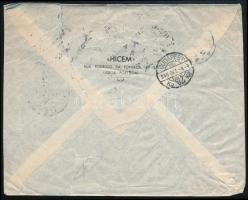 1946 Légi levél Budapestre / Airmail cover to Budapest "LISBOA"