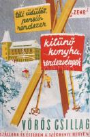 Vöröscsillag Szálloda és Étterem a Széchenyi-hegyen, kisplakát, 24×16 cm