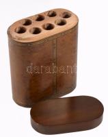 Szivartartó fa doboz. 16 cm