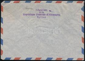 1957 Légi levél / Airmail cover