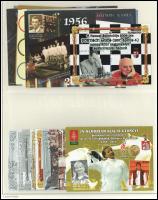 2005-2017 22 db emlékív berakólapon